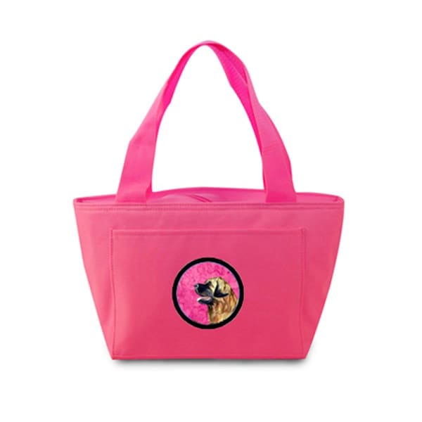 Carolines Treasures Pink Leonberger Zippered Insulated School Washable And Stylish Lunch Bag Cooler - LH9393PK-8808