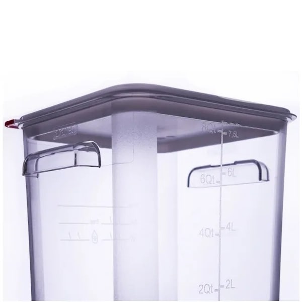 Araven Polycarbonate Airtight Square Container 19QT, 6PK - 31856
