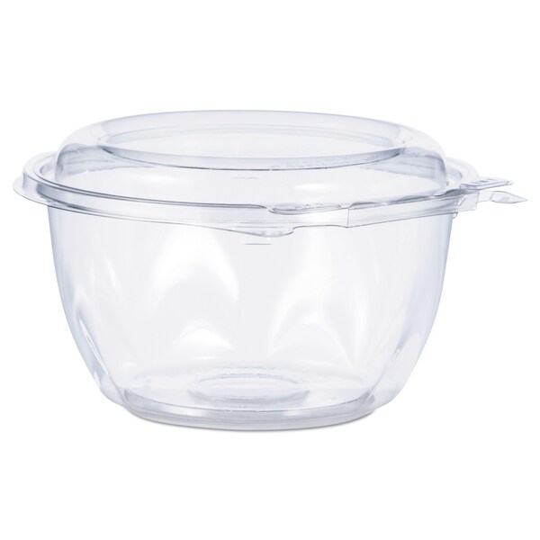 Dart Tamper-Resistant, Tamper-Evident Bowls w/Dome Lid, 16 oz, Clear, PK240 - CTR16BD