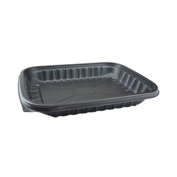 Pactiv Evergreen EarthChoice Entree2Go Takeout Container, 48 oz, 11.75 x 8.75 x 1.61, Black, 200PK - YCNB12X94800