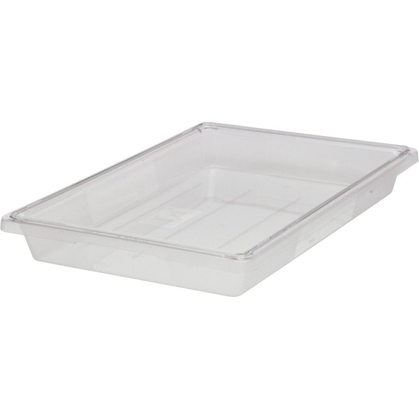 Rubbermaid Commercial Food Tote Box, 5 Gal, 26"x18"x3-1/2", Clear - RCP3306CLE