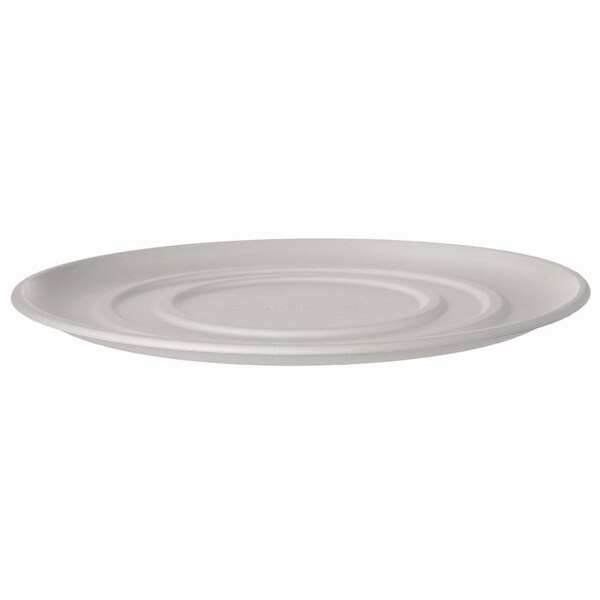 Eco-Products WorldView Sugarcane Pizza Trays, 14 x 14 x 0.2, White, PK50 - EP-SCPTR14