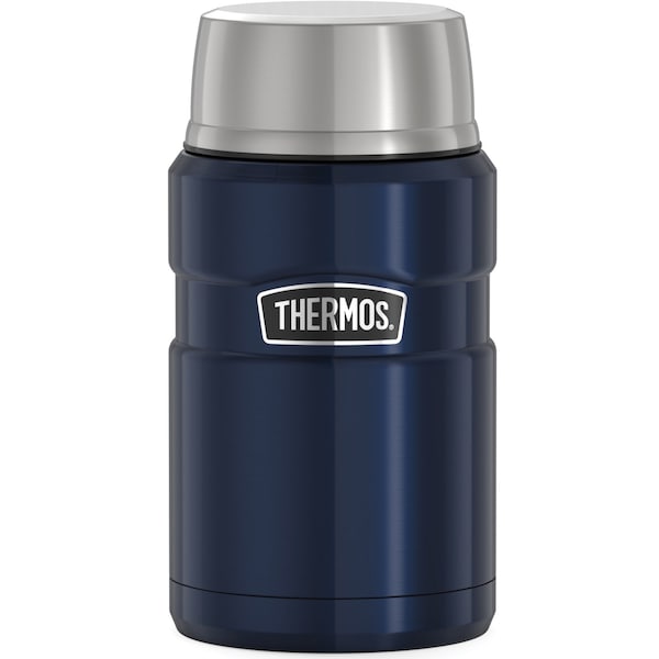 Thermos 24-Ounce Stainless King Vacuum-Insulated Stainless Food Jar (Midnight Blue) - SK3020MDB4