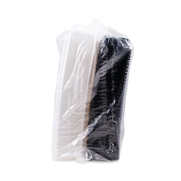 Dart Specialty Containers, Black/Clear, 18oz, 6.22w x 5.91d x 2.09h, PK200 - 851611-PS94