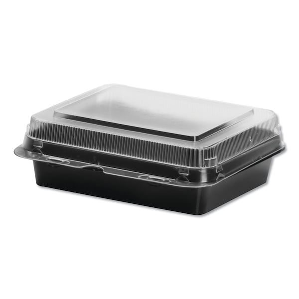 Dart Specialty Containers, Black/Clear, 18oz, 6.22w x 5.91d x 2.09h, PK200 - 851611-PS94