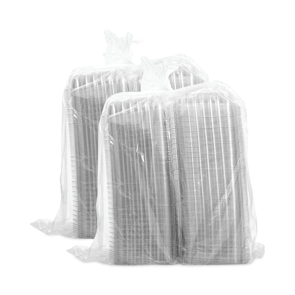 Dart ClearSeal Plastic Hinged Container, 8-5/16 x 8-5/16 x 2, Clear, PK250 - C89PST1