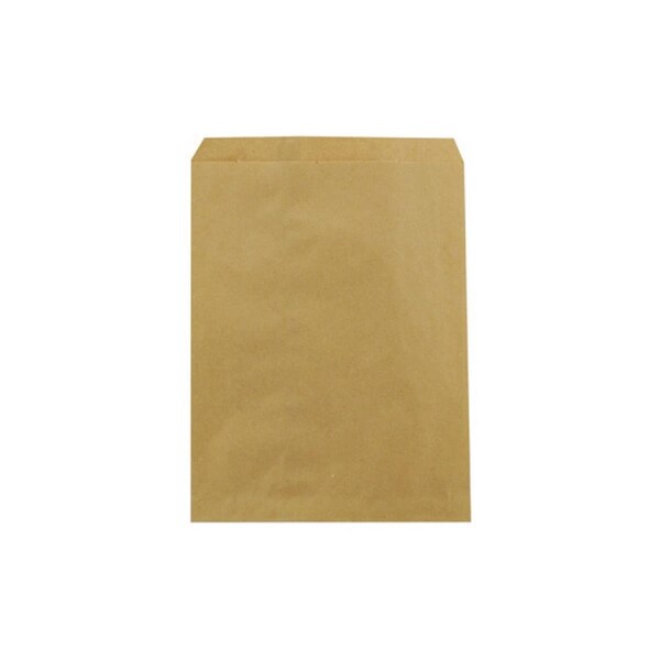 Fastfood 14852 PE Kraft 8.5 x 11 in. Plain Merchandise Bag - FA2823159