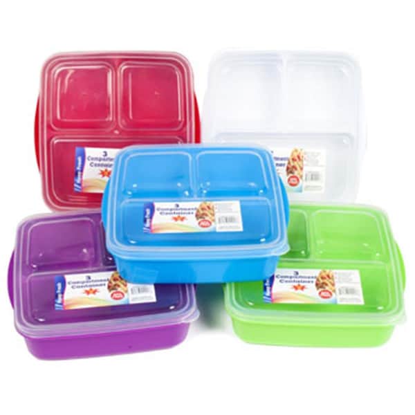 Regent Products 3 Compartment Food Storage, 48PK - 41021