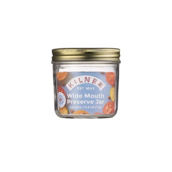 Kilner Kilner Wide Mouth Preserve Jar 6.8 oz 1 pk - 0025.066