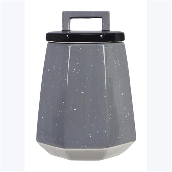 Desorden Ceramic Geometric Small Canister - DE3281926