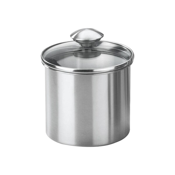 Nusteel 1 qt. Stainless Steel Food Storage Container - TG-CA-GT-1