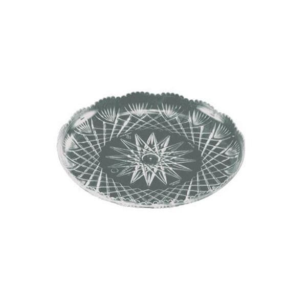 Emi Yoshi EMI Yoshi EMI-PT8C 8 in. Prisms Collection Clear Crystal Tray - Pack of 50 - EMI-PT8C