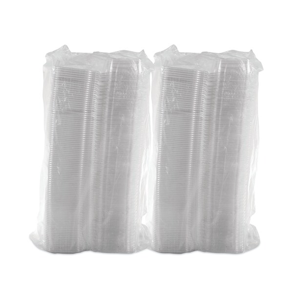 Dart ClearPac SafeSeal Tamper-Resistant/Evident Containers, Flat Lid, 20 oz, 5.7x7.3x1.8, Clear, 200PK - CH20TF