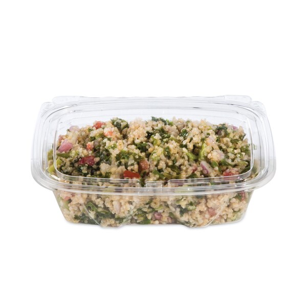 Dart ClearPac SafeSeal Tamper-Resistant/Evident Containers, Flat Lid, 20 oz, 5.7x7.3x1.8, Clear, 200PK - CH20TF