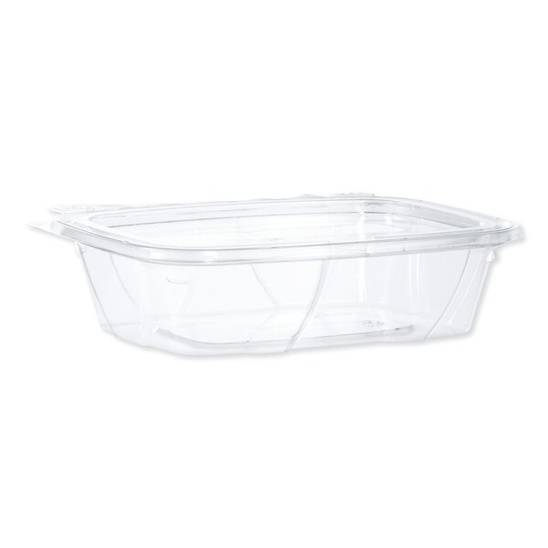 Dart ClearPac SafeSeal Tamper-Resistant/Evident Containers, Flat Lid, 20 oz, 5.7x7.3x1.8, Clear, 200PK - CH20TF