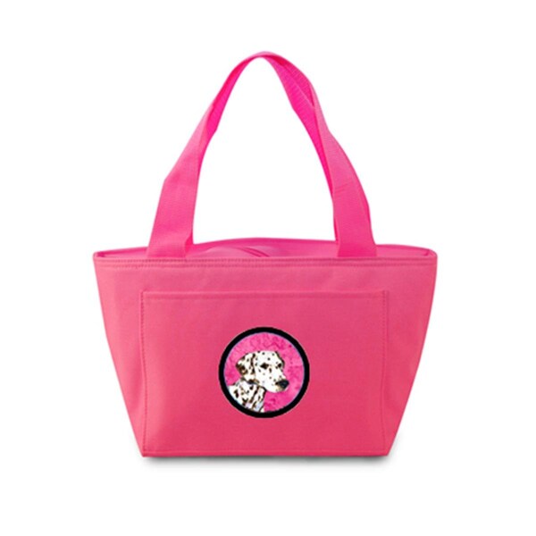 Carolines Treasures Pink Dalmatian Zippered Insulated School Washable And Stylish Lunch Bag Cooler - SS4745-PK-8808