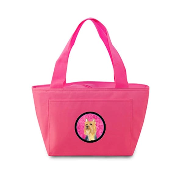 Carolines Treasures Pink Silky Terrier Zippered Insulated School Washable And Stylish Lunch Bag Cooler - LH9361PK-8808