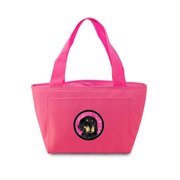 Carolines Treasures Pink Gordon Setter Zippered Insulated School Washable And Stylish Lunch Bag Cooler - SS4791-PK-8808
