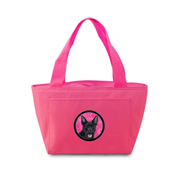 Carolines Treasures Pink Australian Kelpie Zippered Insulated School Washable And Stylish Lunch Bag Cooler - SS4774-PK-8808