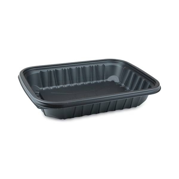 Pactiv Evergreen EarthChoice Entree2Go Takeout Container, 64 oz, 11.75 x 8.75 x 2.13, Black, 200PK - YCNB12X96400