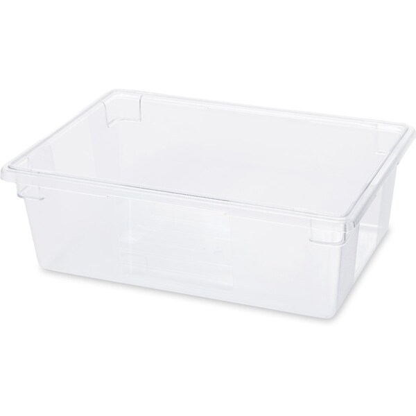 Rubbermaid Commercial Food Box, Plastic, 12-1/2 Gal Cap, 26"x18"x9", Clear - RCP3300CLE