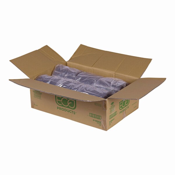 Eco-Products Salad Bowl Lids, Lids for 64 oz Squat Salad Bowls, 9.5" Diameter, Clear, PK300, 300PK - EP-SBS64LID