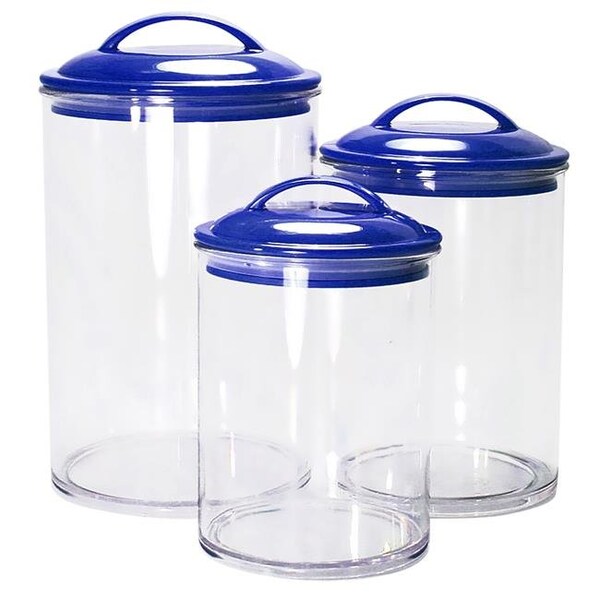 Reston Lloyd Reston Lloyd 11175 6pc Acrylic Canister Set  Indigo - 11175