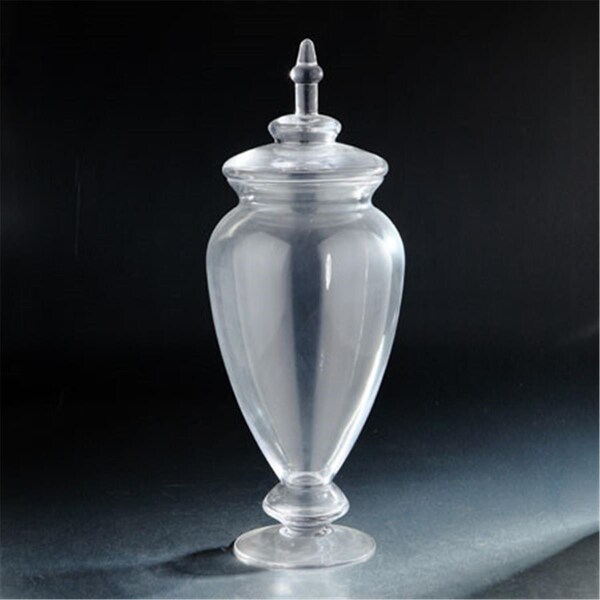 Diamond Star 20 x 7.5 in. Glass Jar with Lid, Clear - 64015