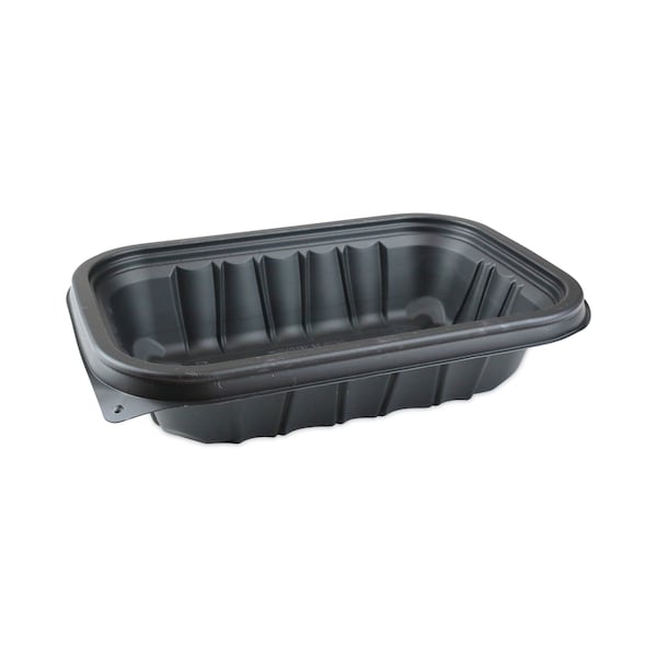 Pactiv Evergreen EarthChoice Entree2Go Takeout Container, 24 oz, 8.66 x 5.75 x 1.97, Black, PK300, 300PK - YCNB9X624000