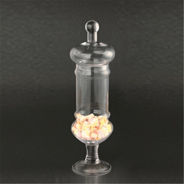 Diamond Star 16.5 x 5 in. Glass Jar with Lid, Clear - 62023