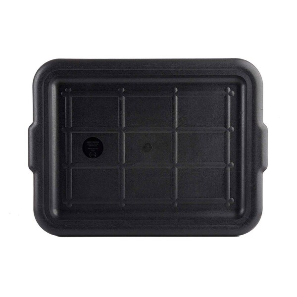 Tablecraft Bus Tub/ Tote Cover, 22"X16"X1", Hipp, Blk - 1531B