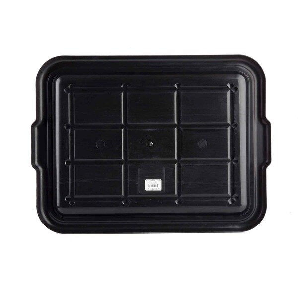 Tablecraft Bus Tub/ Tote Cover, 22"X16"X1", Hipp, Blk - 1531B