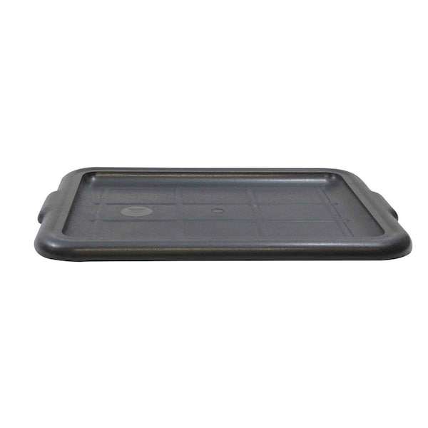 Tablecraft Bus Tub/ Tote Cover, 22"X16"X1", Hipp, Blk - 1531B