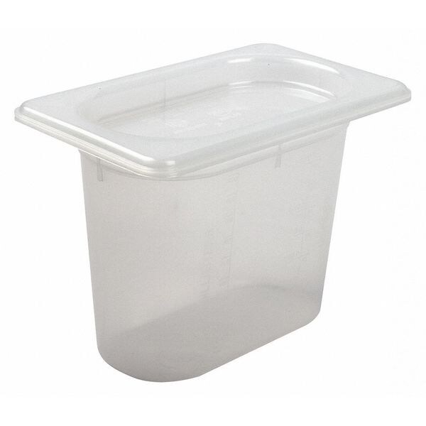 Modpans Food Pan, Lid, 1/9, 1 qt., PK12 - MP19