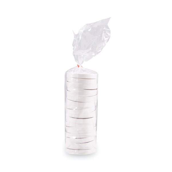 Dart Paper Lids for 32oz Food Containers, White, Vented, 4.6"Dia, PK500 - CH32A-4000
