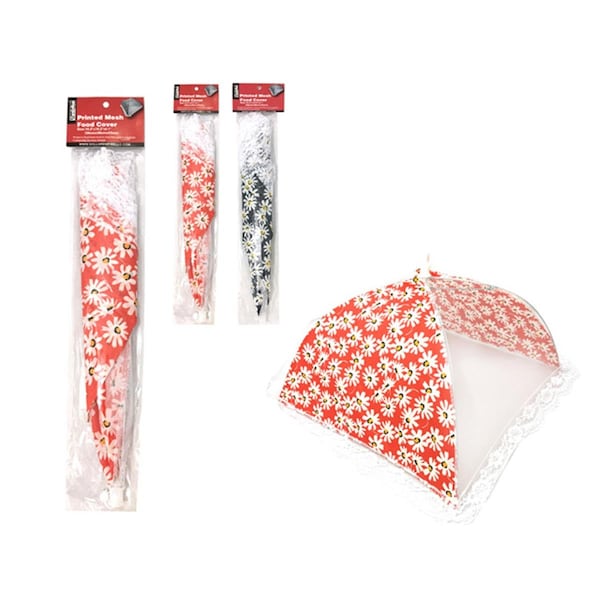 Bakebetter Tent Printed Mesh Food Cover - 36 x 36 x 23 cm, 144PK - BA1720478
