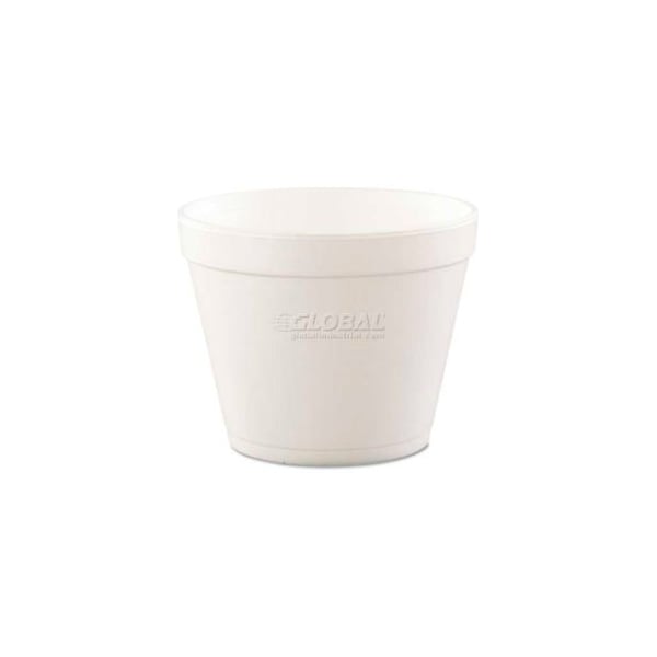 Dart Dart DCC24MJ48, Food Container, 24 oz., Foam, White, 500/Carton - DCC 24MJ48
