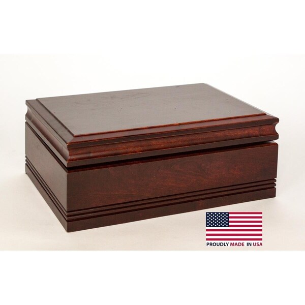 American Chest Amish CannBisDor Humidor, Mahogany - Large - C75M