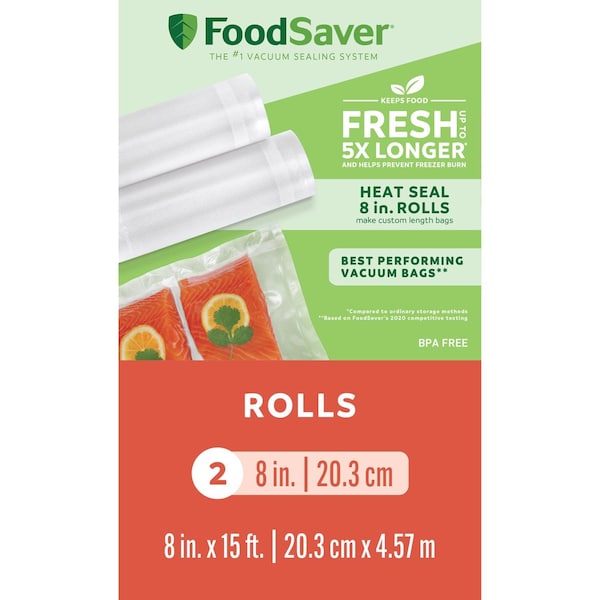 Foodsaver FoodSaver Clear Vacuum Sealer Roll 2 pk - 2185571