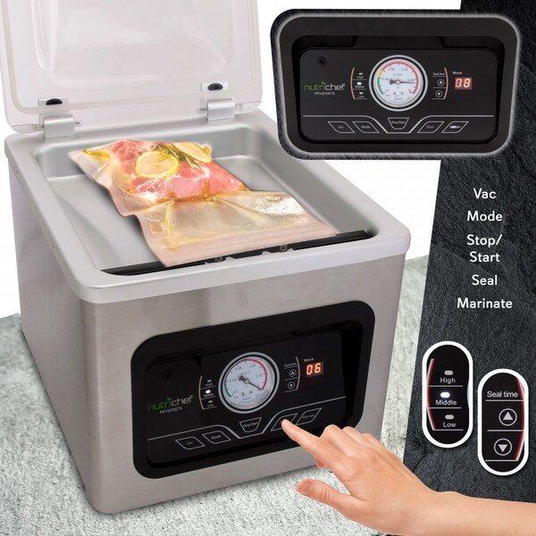 Nutrichef Commercial Chamber Food Vacuum Sealer - PKVS70STS