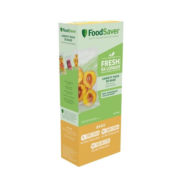 Foodsaver FoodSaver Vacuum Sealer Bag 30 pk - 2186362