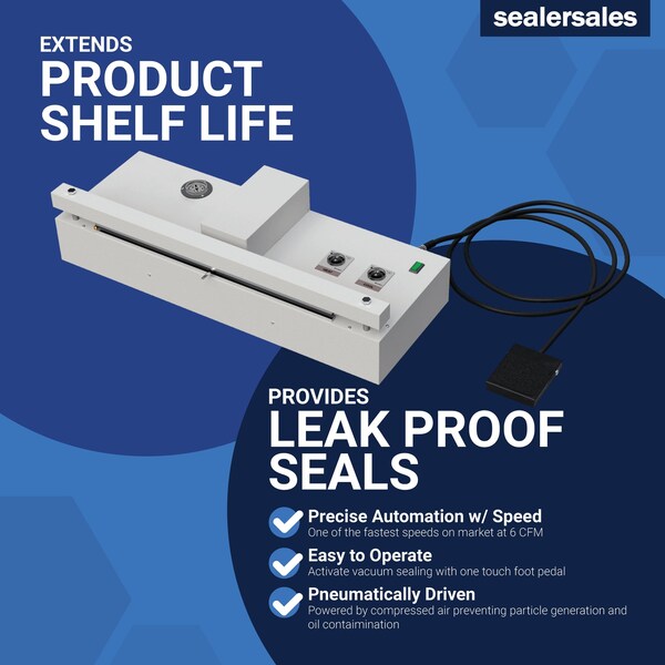 Sealer Sales 20" Retractable Nozzle Vacuum Sealer - AVS-20