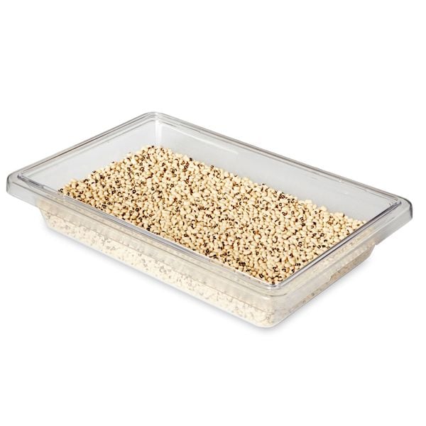 Rubbermaid Commercial Food Box, 8 qt., Clear - FG330700CLR