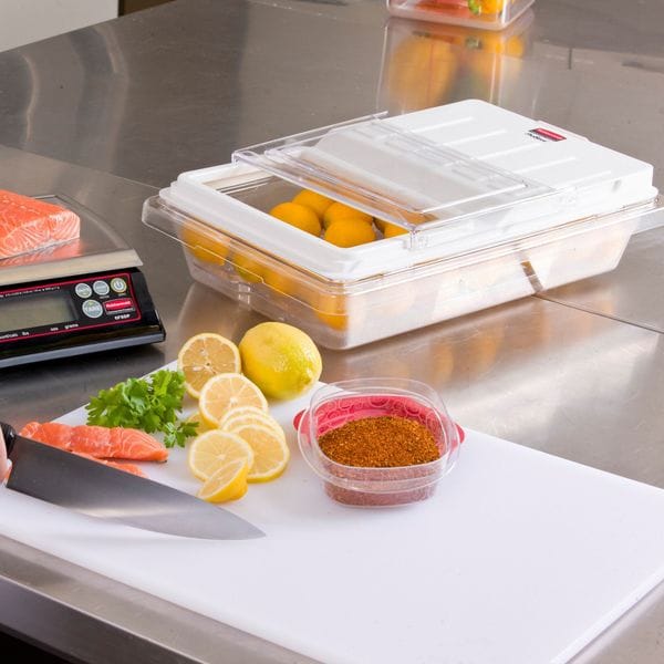 Rubbermaid Commercial Food Box, 8 qt., Clear - FG330700CLR