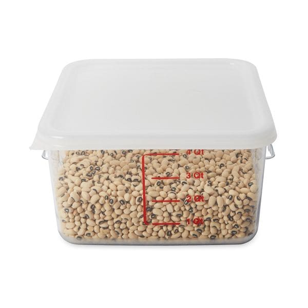 Rubbermaid Commercial Square Storage Container Lid, White - FG650900WHT