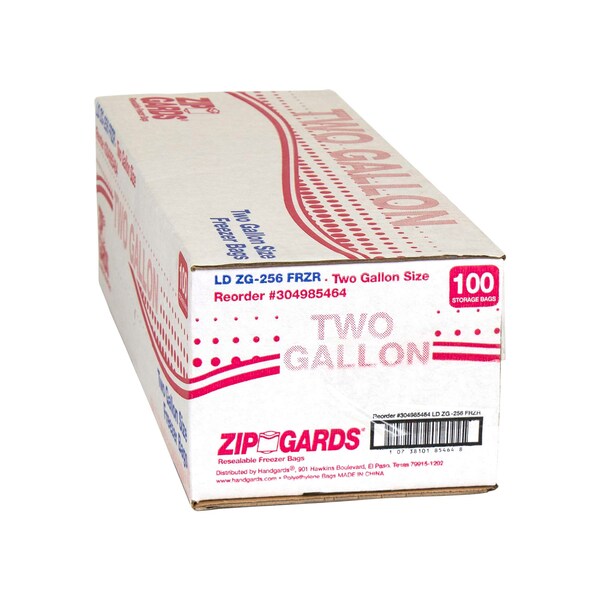 Zipgards Zipgard Freezer Bag Two gal. 2.7Mil, PK100 - 304985464