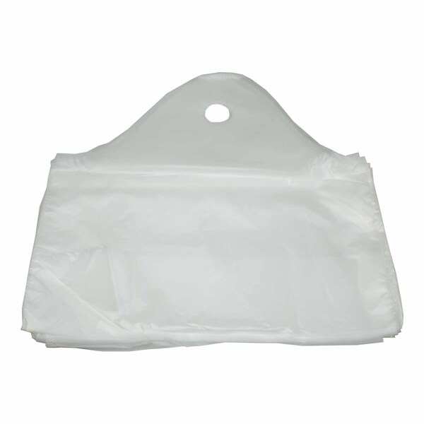 Pak-Sher Pak-Sher 19"x19"x9.5" Colored Tab Clear Bag, PK500 - 6494