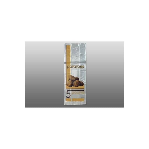 Lk Packaging Vented Printed Potato Bags, 5 lb., 6"W x 16-1/2"L, 1 Mil, Clear, 1000/Pack - 10G-6145POT