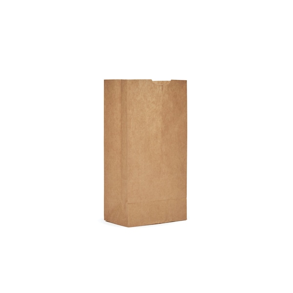 Ajm Packaging AJM 4# Natural Kraft Bag, PK500 - GB04NP5C