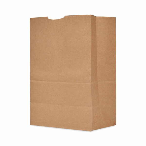 Ajm Packaging Grocery Bag, 19.75 x 17, Brown, 500PK - BAG SK1660